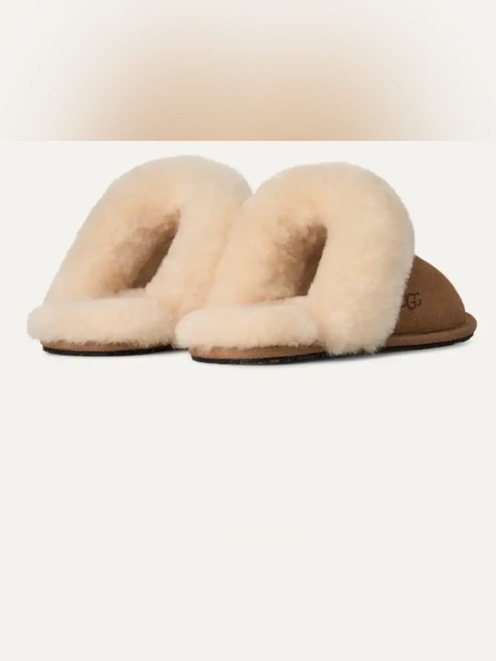 UGG Women's Scuffette II Slipper in Chestnut- Size 10 NEW IN BOX - Picture 2 of 6